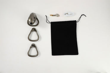 Stainless Steel Male Chastity Lock with Ventilated Cage - Nightloom Sex Toy Shop