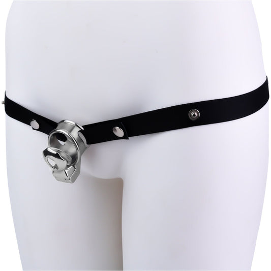 Super Short Male Chastity Device Set - Ultra - Compact Ventilated Metal Cage - Nightloom Sex Toy Shop