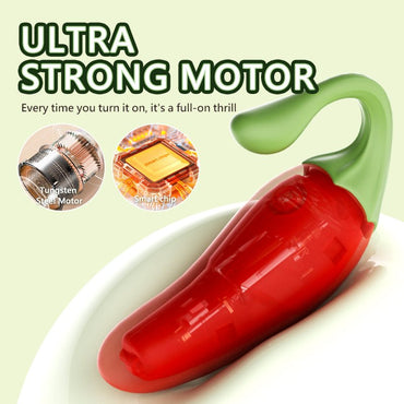 The vegetable-themed app allows users to control the vibration frequency of a female vibrator for a more intense stimulation.