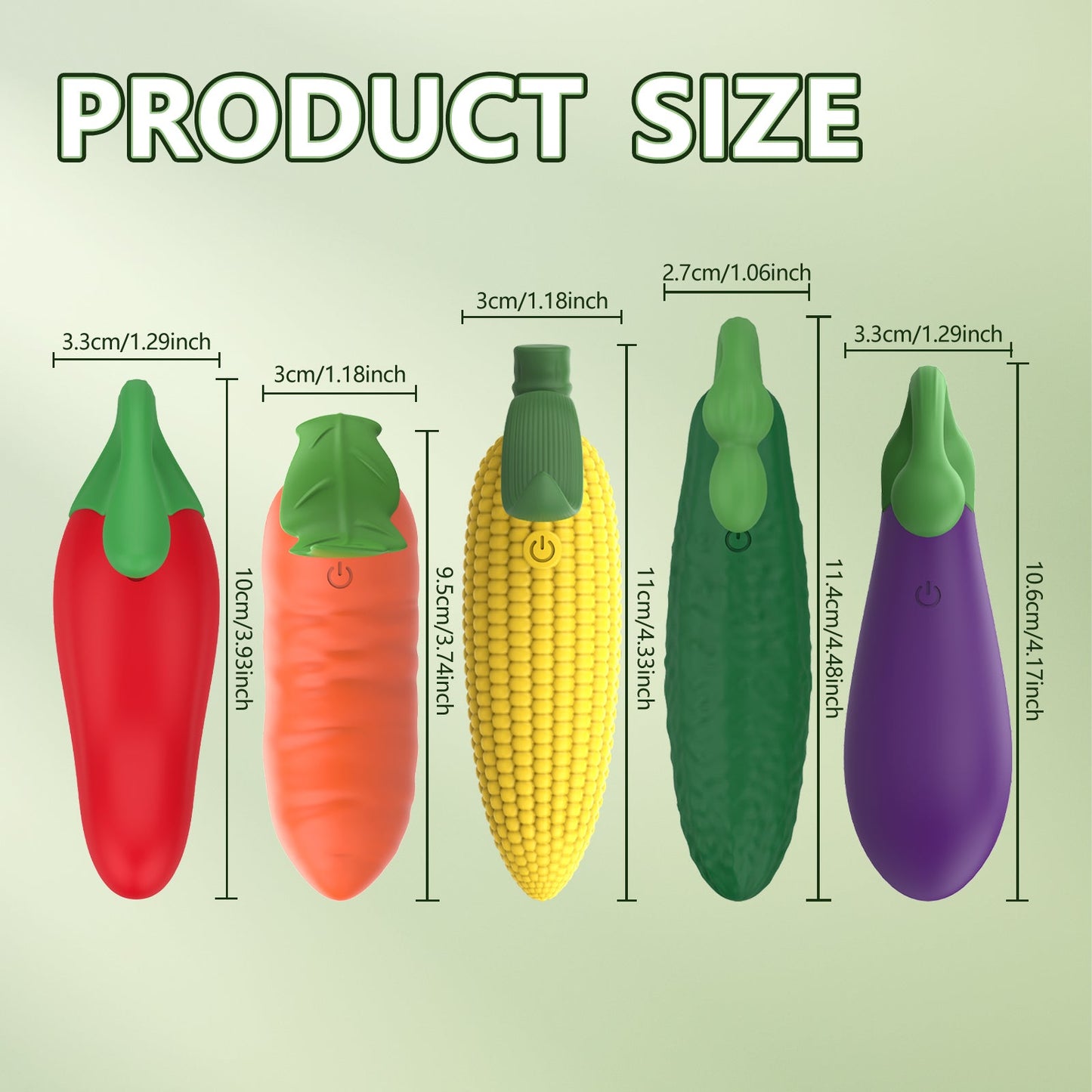 Vegetable Design App Controls Female Vibrator - Nightloom Sex Toy Shop