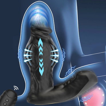 Vibrating Penis Sleeve with Remote Control - Nightloom Sex Toy Shop