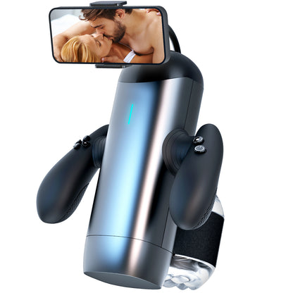 Automatic Thrusting Male Masturbator with Adjustable Stroke Length