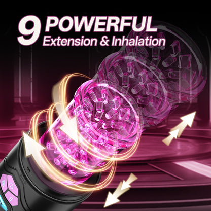 3 - in - 1 Automatic Male Masturbator with Thrusting & Rotating Modes - Nightloom Sex Toy Shop