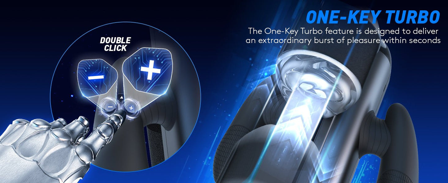 Automatic Thrusting Male Masturbator with Adjustable Stroke Length - Nightloom Sex Toy Shop