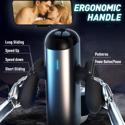 Automatic Thrusting Male Masturbator with Adjustable Stroke Length - Nightloom Sex Toy Shop