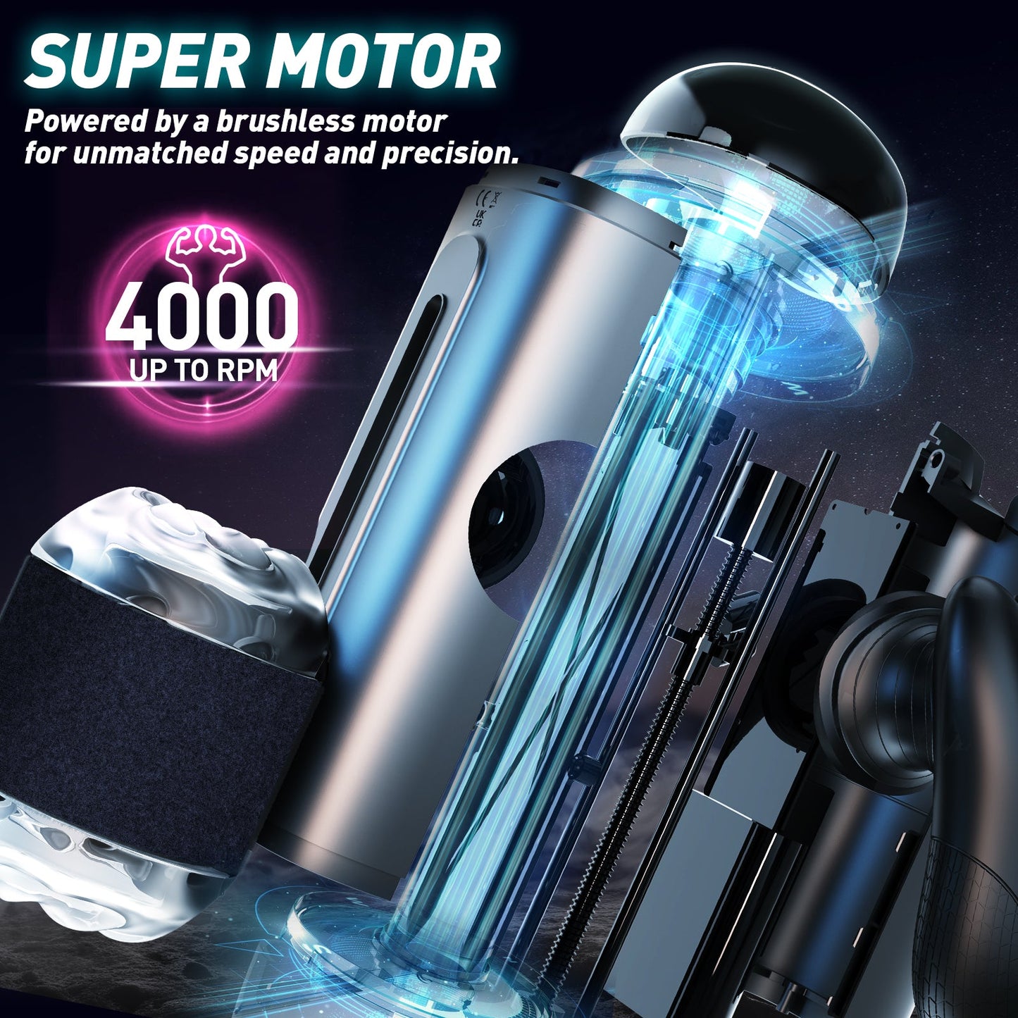 Automatic Thrusting Male Masturbator with Adjustable Stroke Length - Nightloom Sex Toy Shop