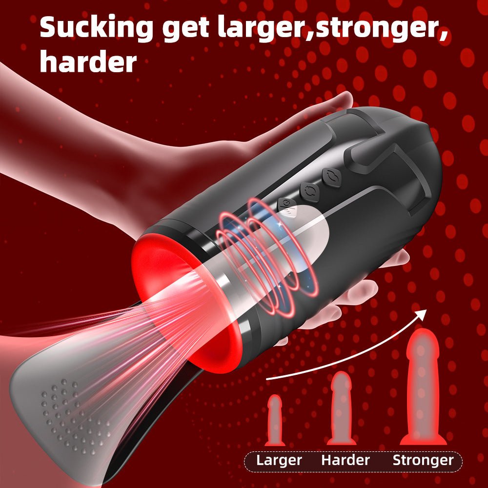 The black app remote control suction automatic vibrator male masturbation suction mode can improve durability