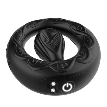 Black wearable electric male prostate stimulator product display