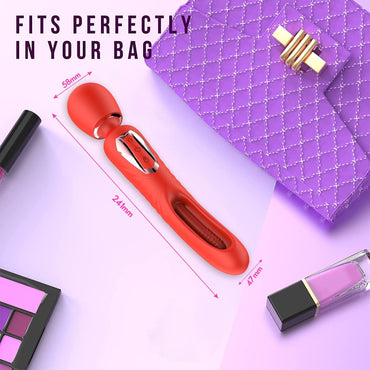 Compact Rechargeable Magic Wand Massager for Women - Nightloom Sex Toy Shop