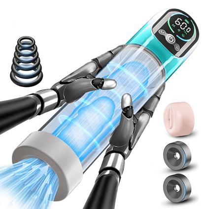 handheld screen display electric male masturbator