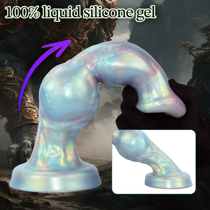 Iridescent Monster Dildo - Nightloom Sex Toy Shop