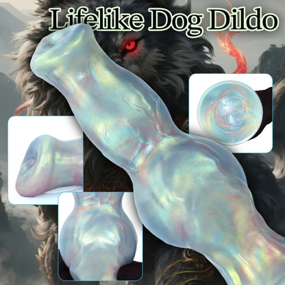 Iridescent Monster Dildo - Nightloom Sex Toy Shop