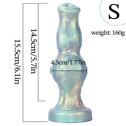 Iridescent Monster Dildo - Nightloom Sex Toy Shop