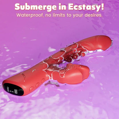 massage particles stimulate female sucking rabbit vibrator waterproof design