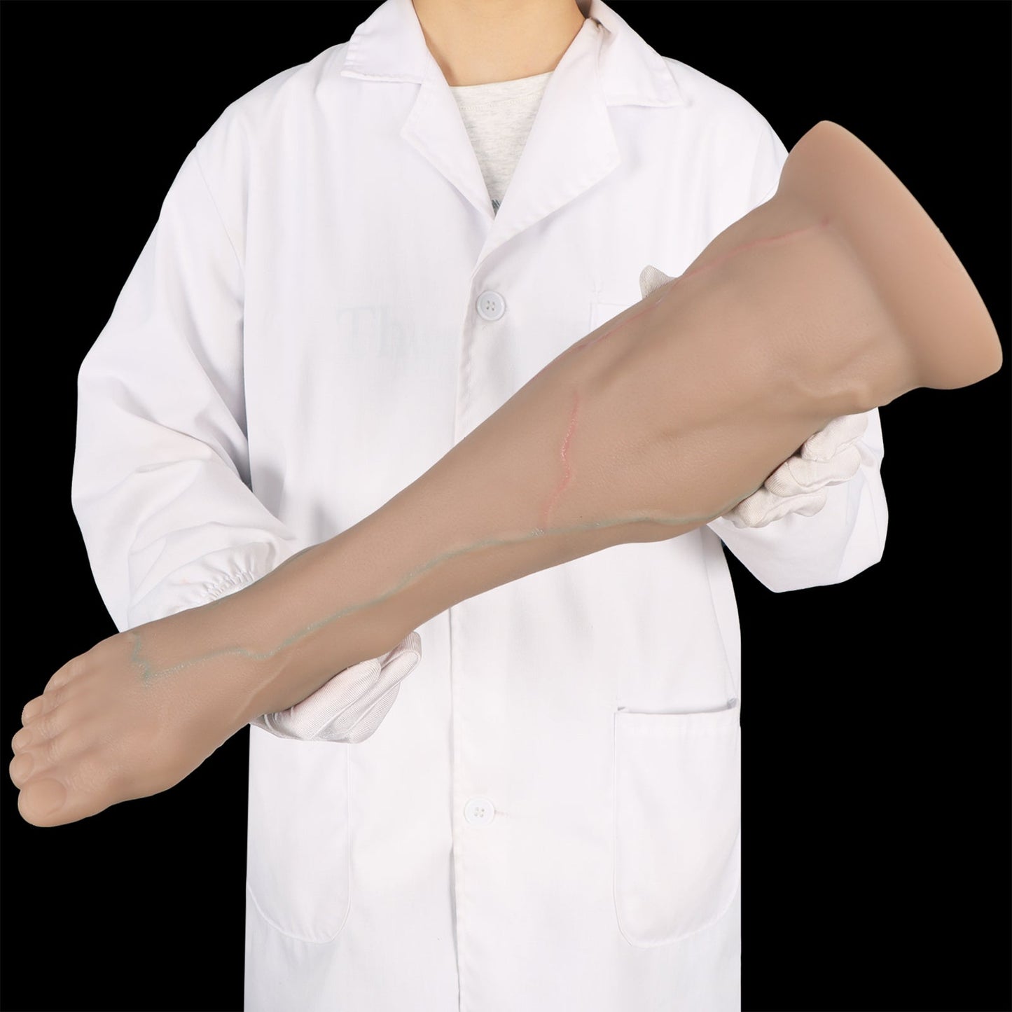 Massive Realistic Leg & Feet Dildo, Huge Thick Veined Phallus with Suction Cup, Lifelike Muscle Texture Adult Toy for Advanced Users, Up to 17.7 Inches - Nightloom Sex Toy Shop