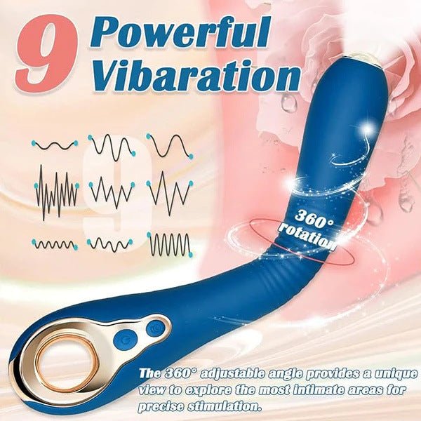 pull ring design app controls female vibrator with 9 vibration frequencies