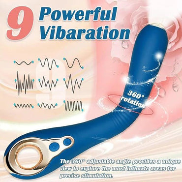 pull ring design app controls female vibrator with 9 vibration frequencies