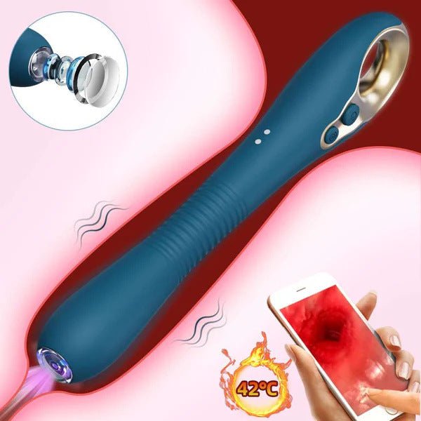The pull ring design app controls a female vibrator that can simulate the sensation of heat, up to 42 degrees celsius