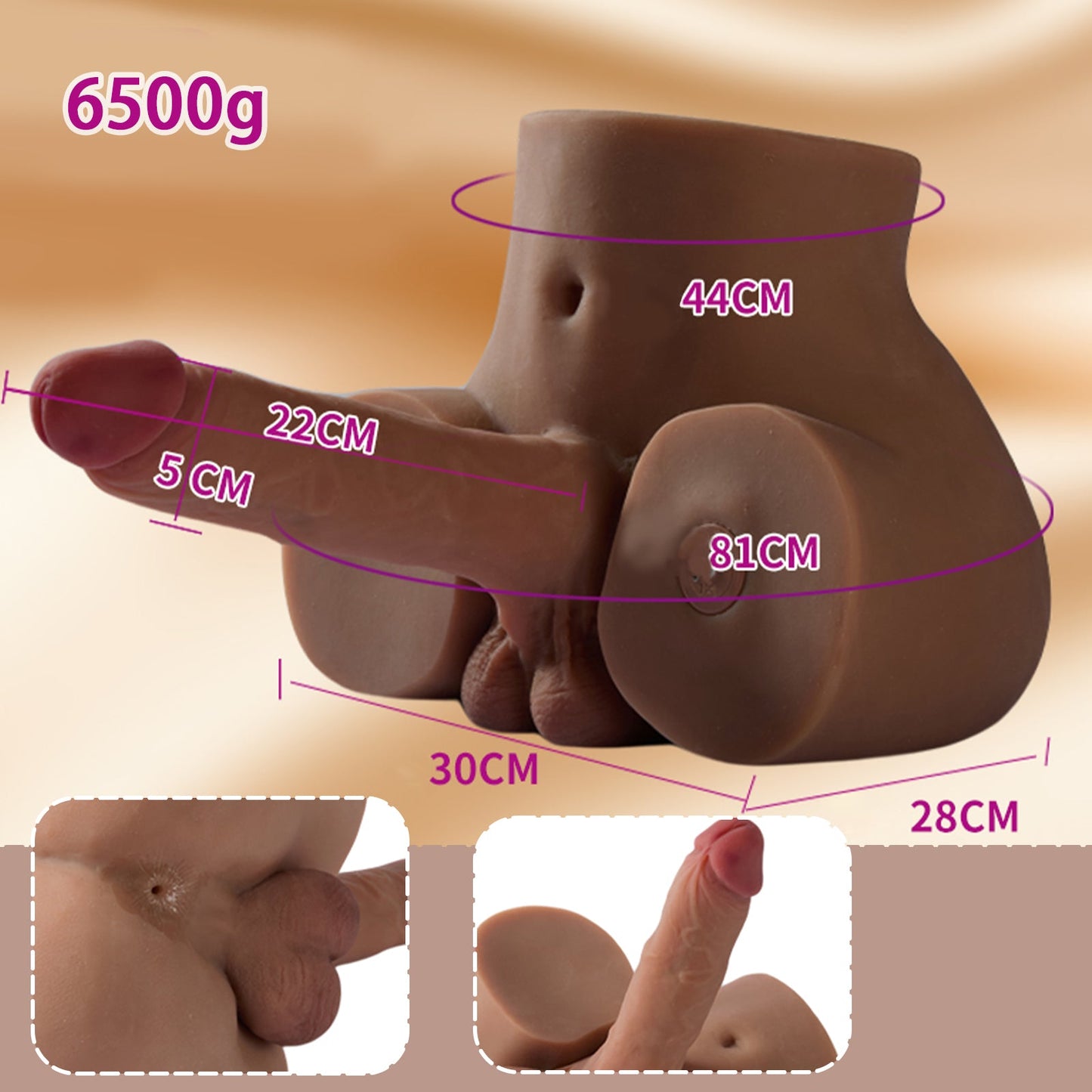 realistic giant penis design electric male sex doll brown tone size chart