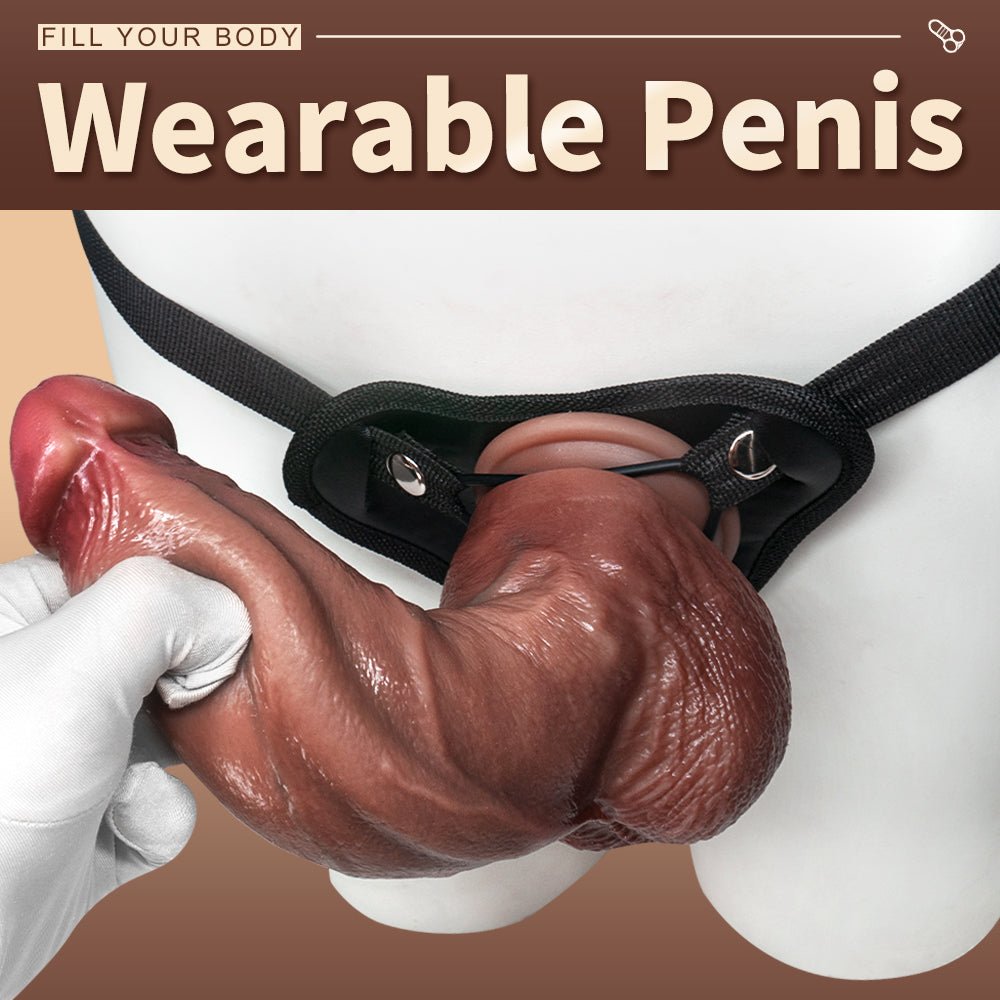 Realistic Silicone Dildo with Strong Suction Base and Lifelike Veins - Nightloom Sex Toy Shop