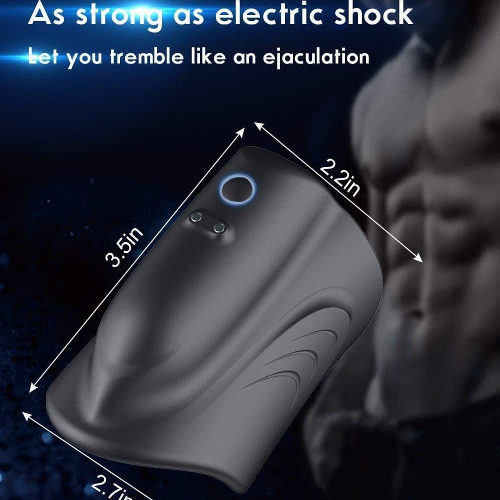 Realistic Silicone Male Masturbation Cup with Textured Inner Sleeve & Soft Grip Design - Nightloom Sex Toy Shop