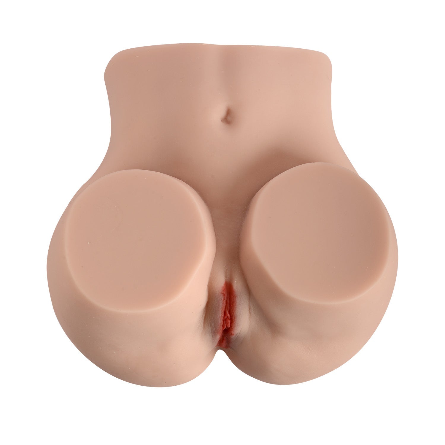 front display view of realistic tpe flesh manual female sex doll