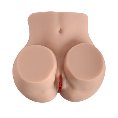 front display view of realistic tpe flesh manual female sex doll