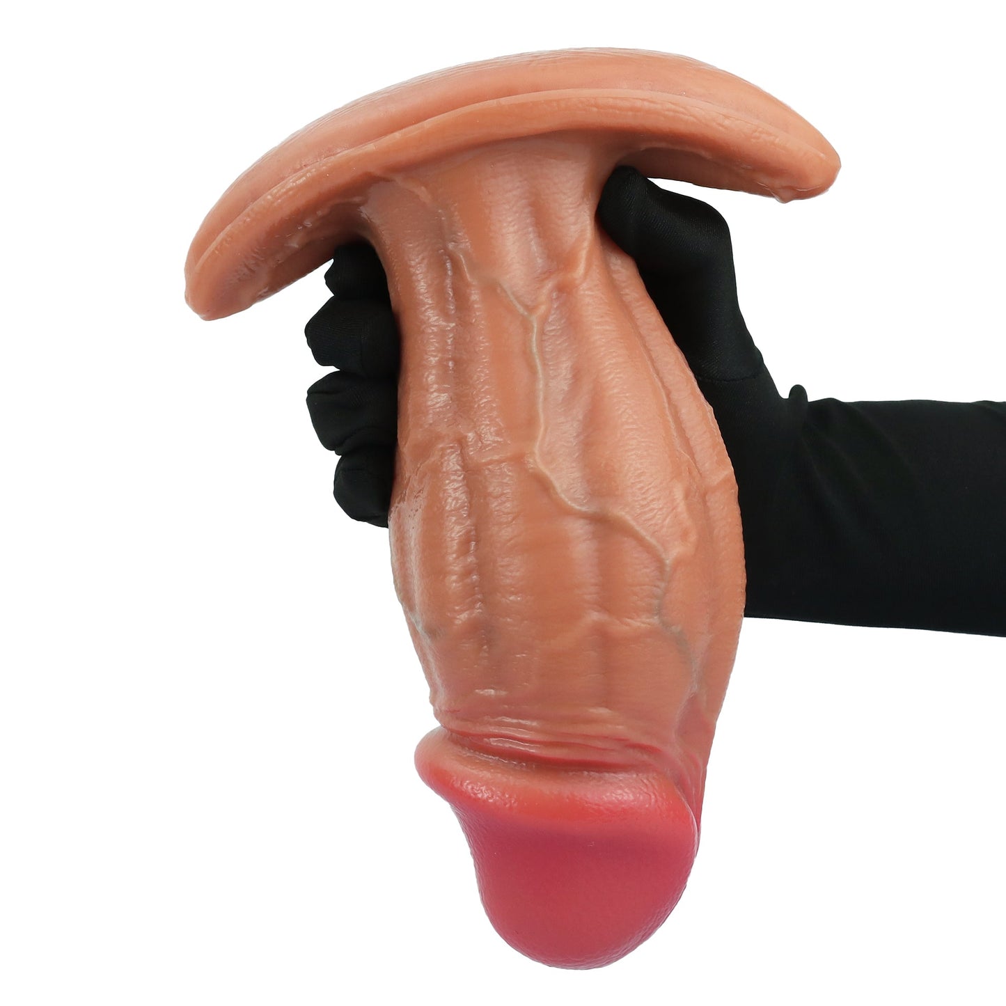 Realistic Veined Silicone Plug with Flared Base - Nightloom Sex Toy Shop
