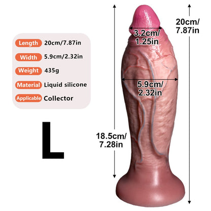RealiTouch Simulated Silicone Penis Dildo - Nightloom Sex Toy Shop