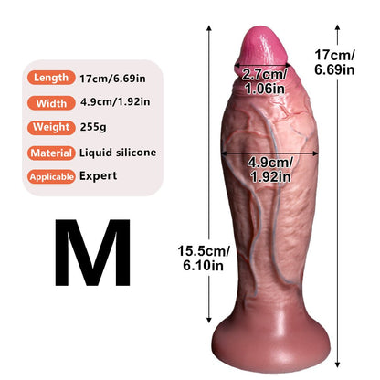 RealiTouch Simulated Silicone Penis Dildo - Nightloom Sex Toy Shop