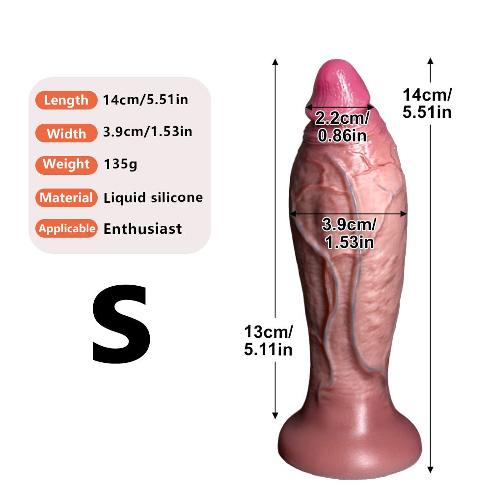 RealiTouch Simulated Silicone Penis Dildo - Nightloom Sex Toy Shop