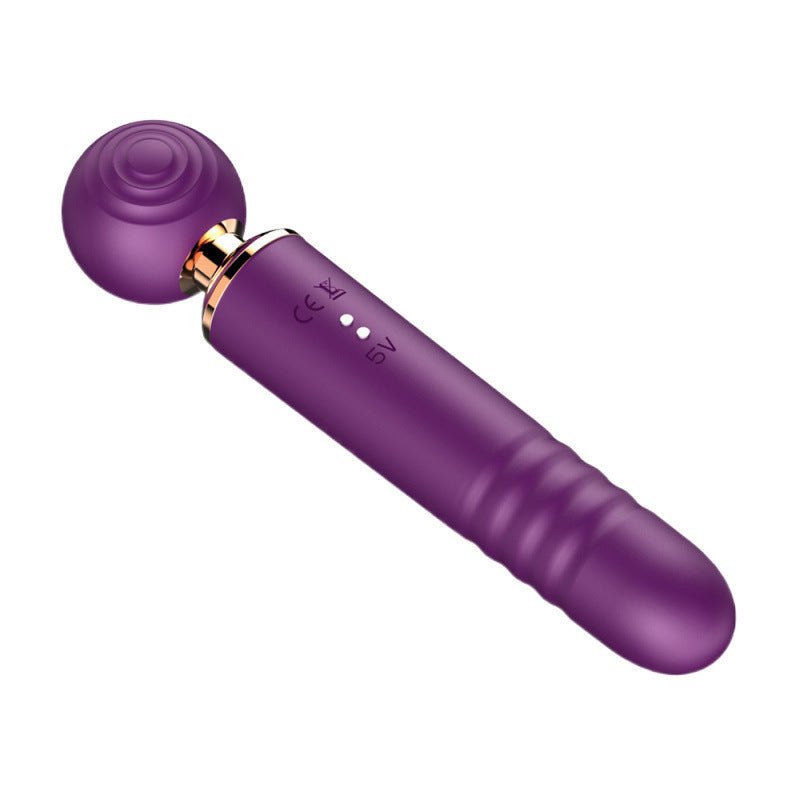 Rechargeable Mini Magic Wand Massager with Soft Silicone Head - Nightloom Sex Toy Shop