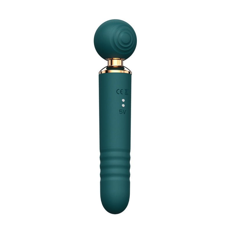 Rechargeable Mini Magic Wand Massager with Soft Silicone Head - Nightloom Sex Toy Shop