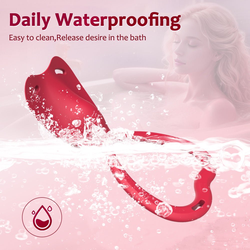 Rechargeable Silicone Wearable Vibrator with Remote Control & Ergonomic Ring Design - Nightloom Sex Toy Shop