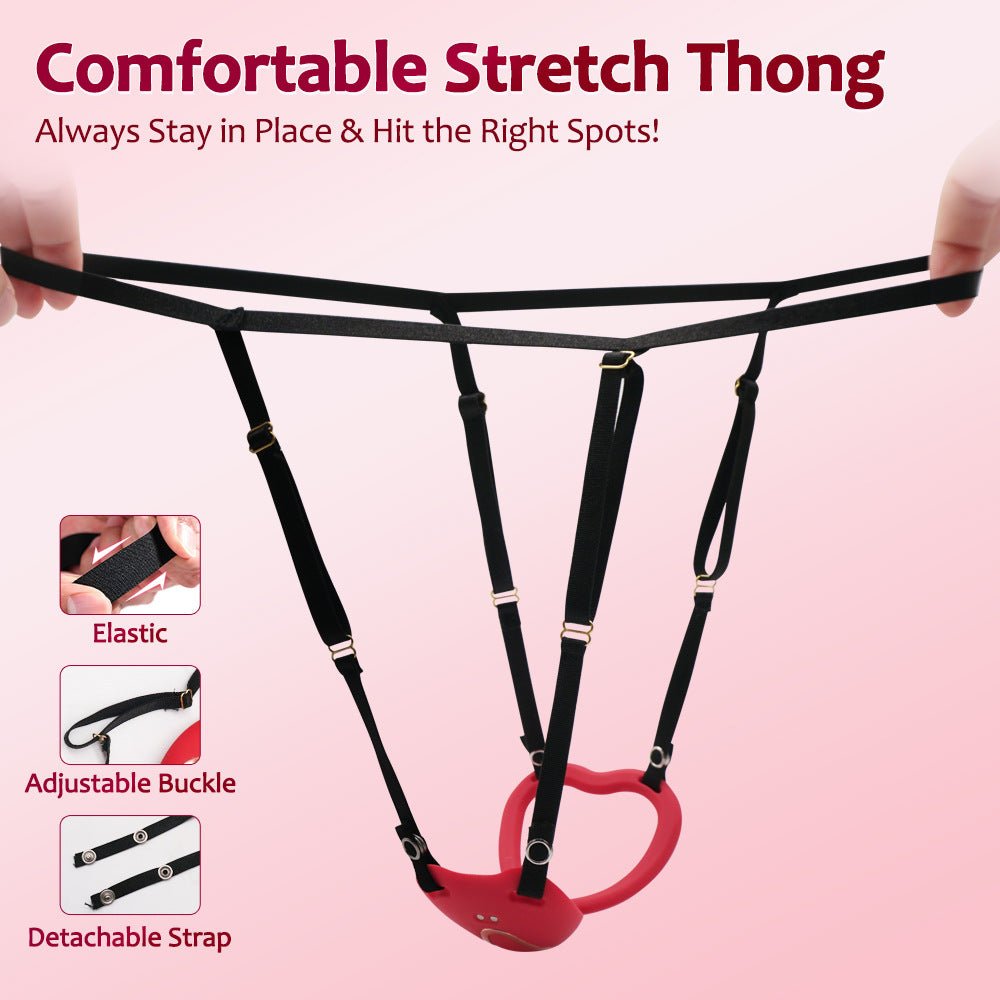 Rechargeable Silicone Wearable Vibrator with Remote Control & Ergonomic Ring Design - Nightloom Sex Toy Shop