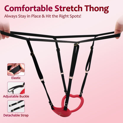 Rechargeable Silicone Wearable Vibrator with Remote Control & Ergonomic Ring Design - Nightloom Sex Toy Shop