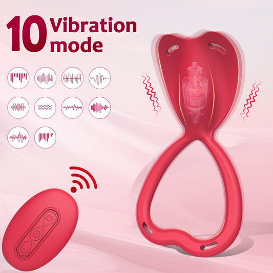 Rechargeable Silicone Wearable Vibrator with Remote Control & Ergonomic Ring Design - Nightloom Sex Toy Shop