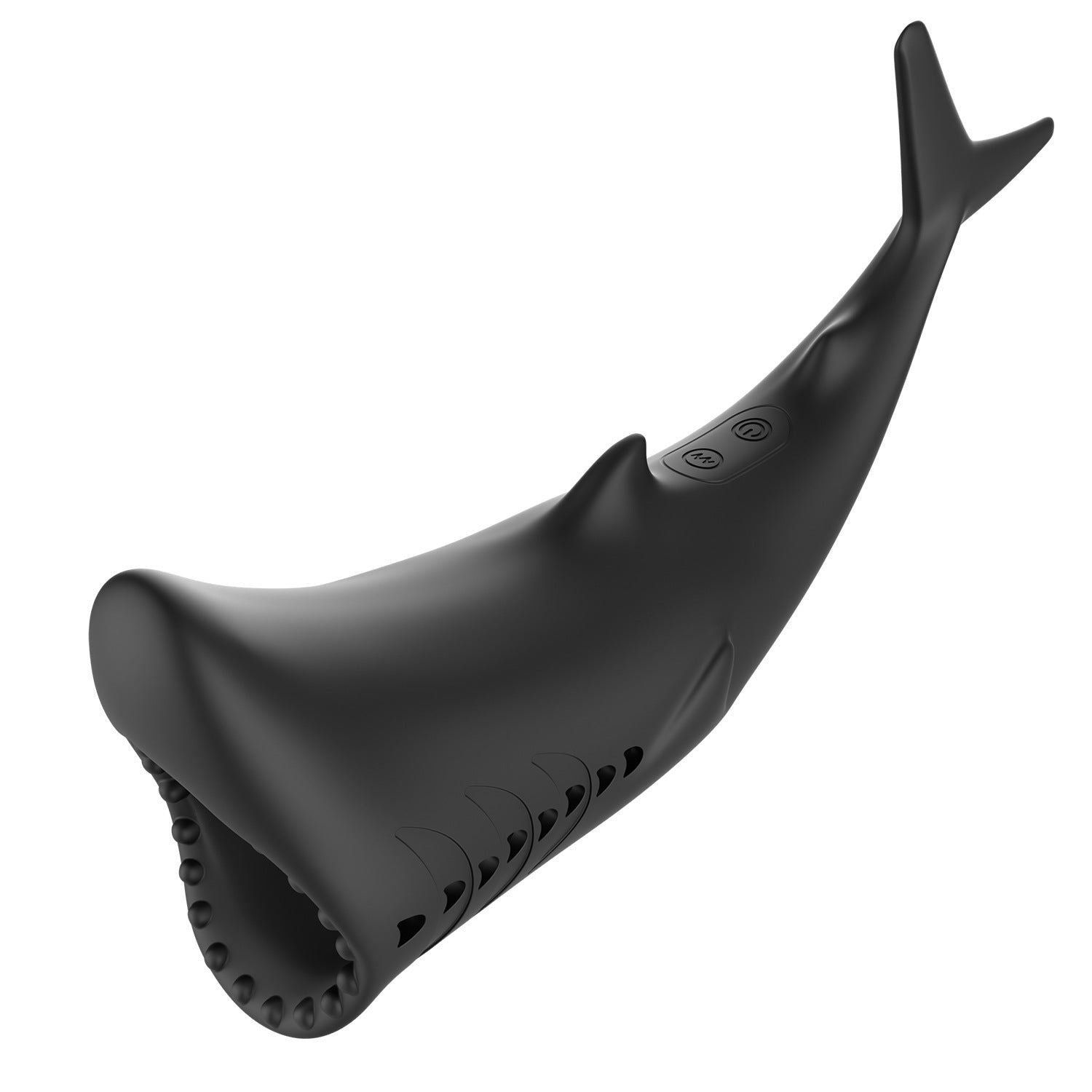 Shark Shape Rechargeable Silicone Vibration Male Stroker - Nightloom Sex Toy Shop