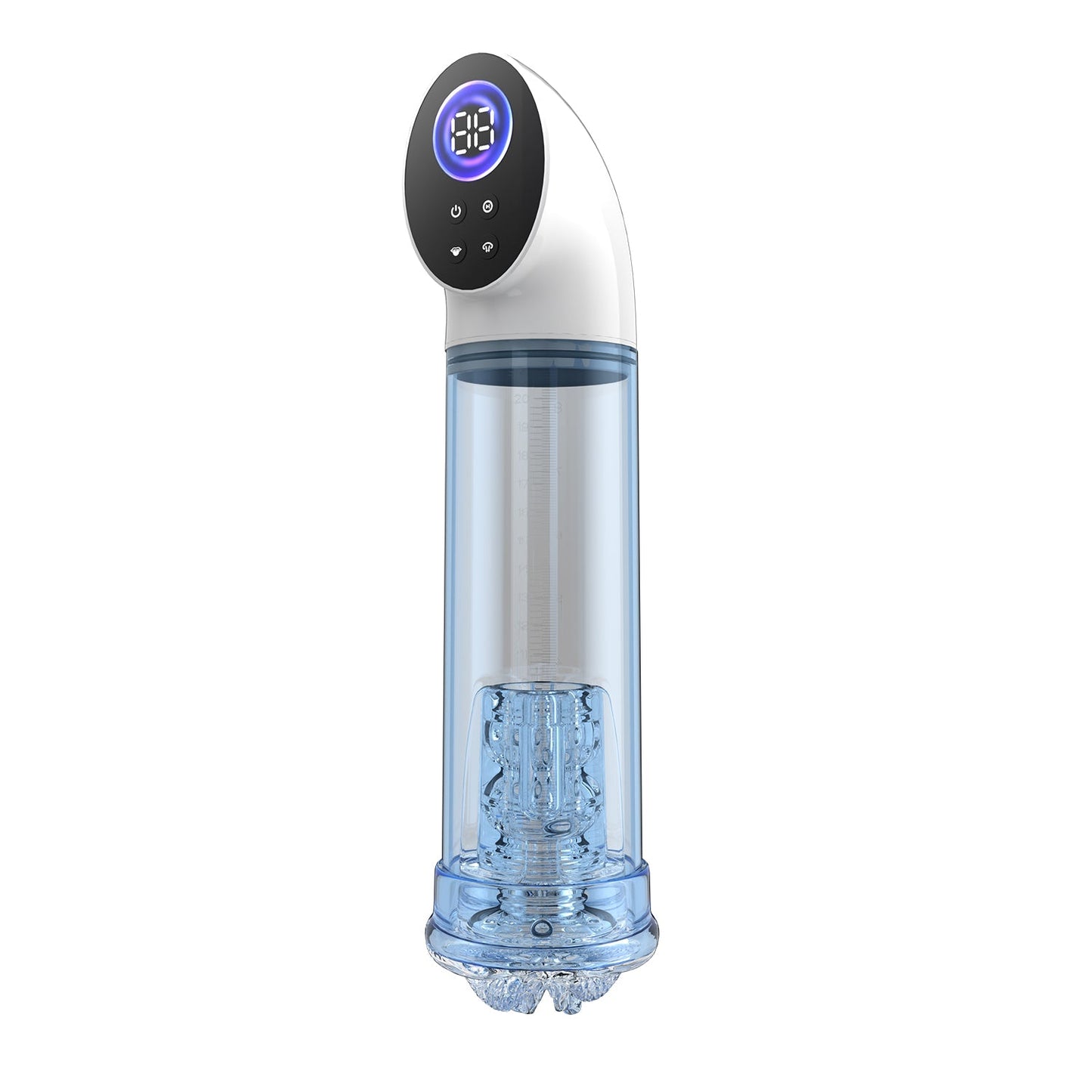 Smart Control Vacuum Erection Pump Cup (LingControl Cup) Digital Display Penis Pump with Adjustable Suction - Nightloom Sex Toy Shop