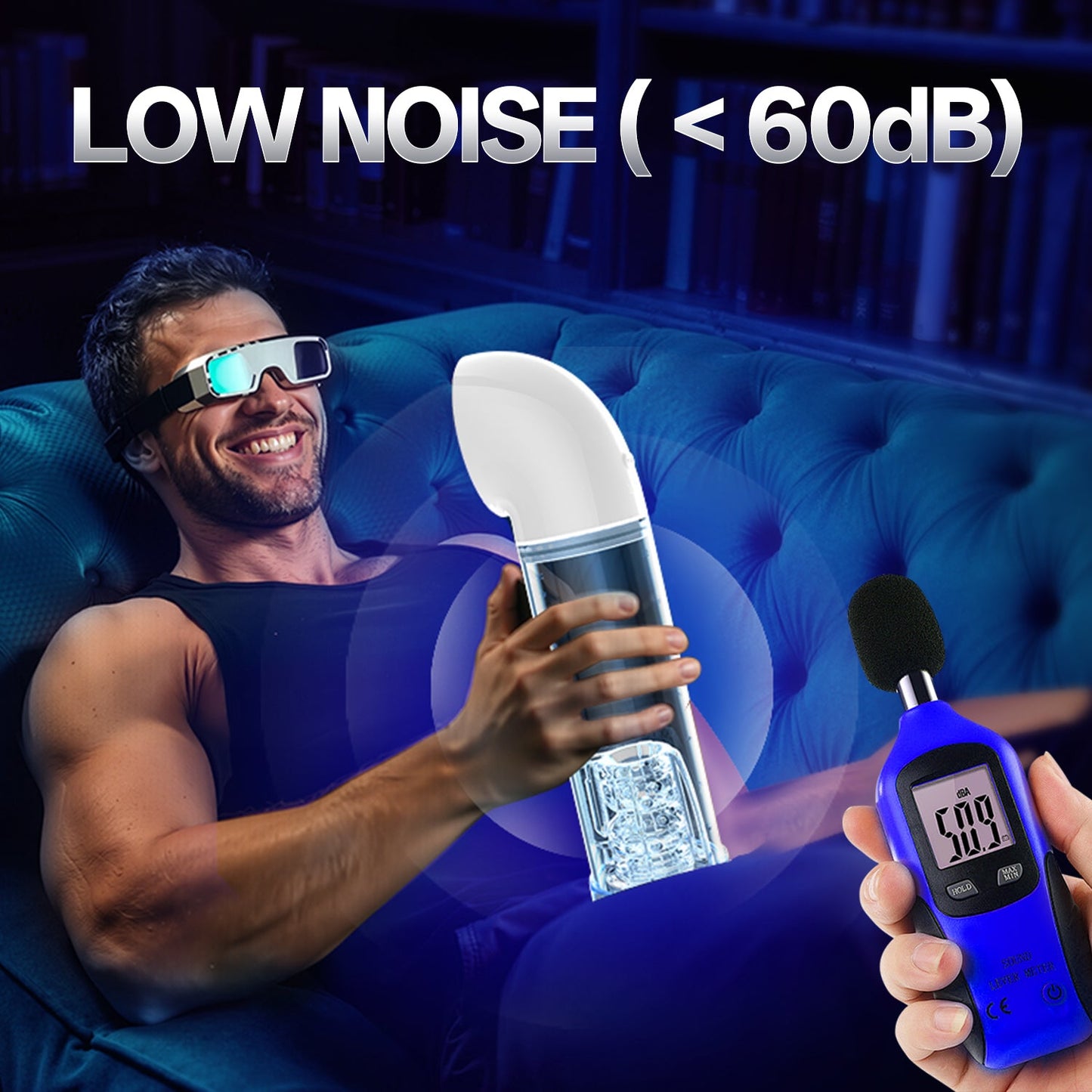 Smart Control Vacuum Erection Pump Cup (LingControl Cup) Digital Display Penis Pump with Adjustable Suction - Nightloom Sex Toy Shop