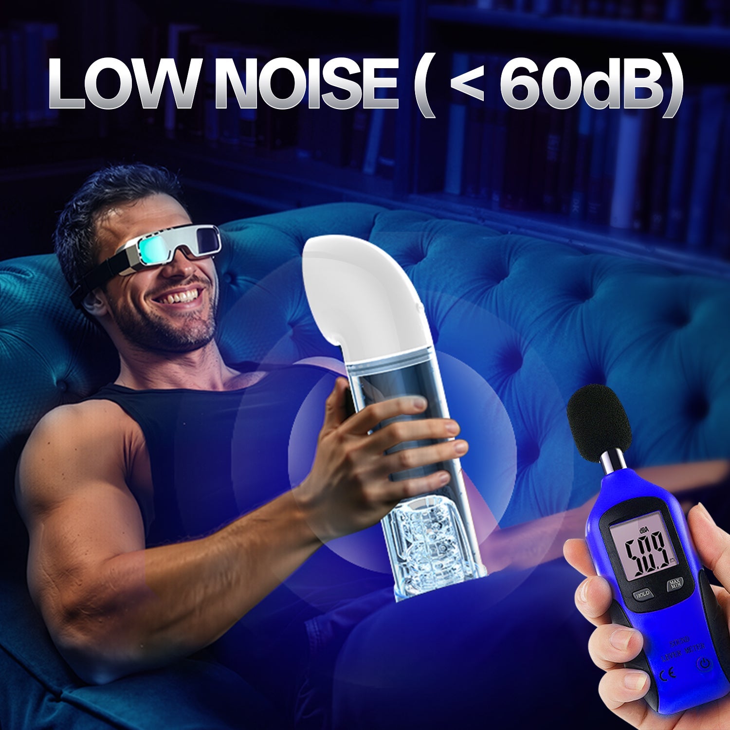Smart Control Vacuum Erection Pump Cup (LingControl Cup) Digital Display Penis Pump with Adjustable Suction - Nightloom Sex Toy Shop