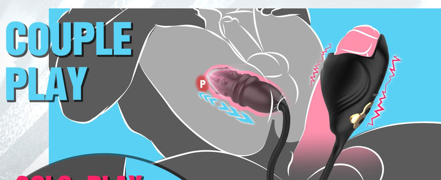 Smart Dual - Action Vibrating Plug with Flexible Tail & Intelligent Motion Control - Nightloom Sex Toy Shop