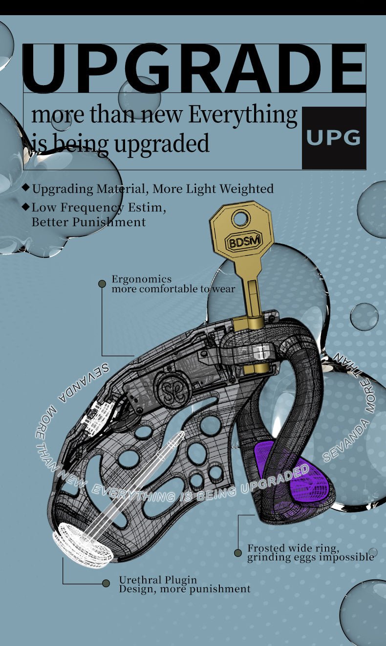 Smart Electric Male Chastity Cage with Remote Control & App Connectivity - Nightloom Sex Toy Shop