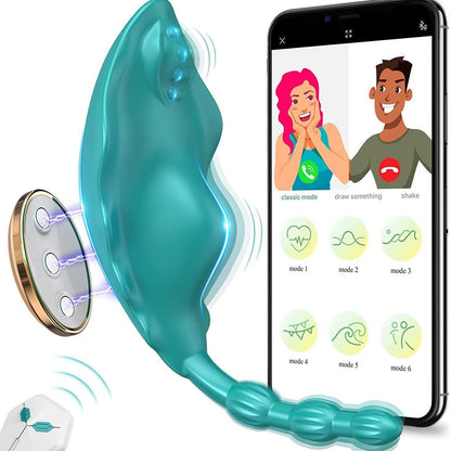 streamline design coverage app controls clitoral suction female vibrator.