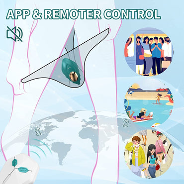 The streamlined design and coverage app controls the clitoral suction female vibrator, which can be remotely controlled via the app and can be used outdoors.