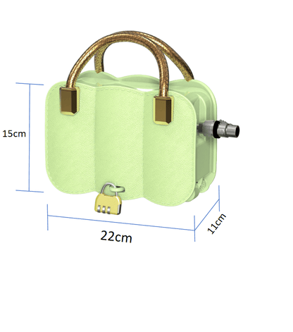 Suitcase design portable electric sex machine size chart