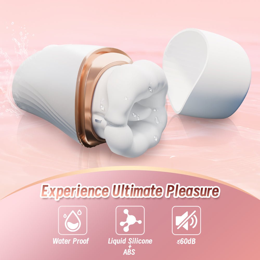 Tongue-designed clitoral suction female vibrator with waterproof design and noise level below 60 decibels