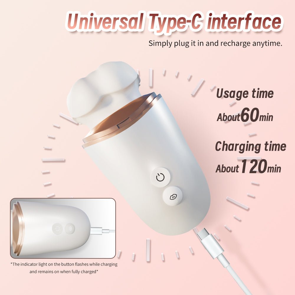Tongue-designed clitoral suction female vibrator, USB rechargeable, 60-minute runtime