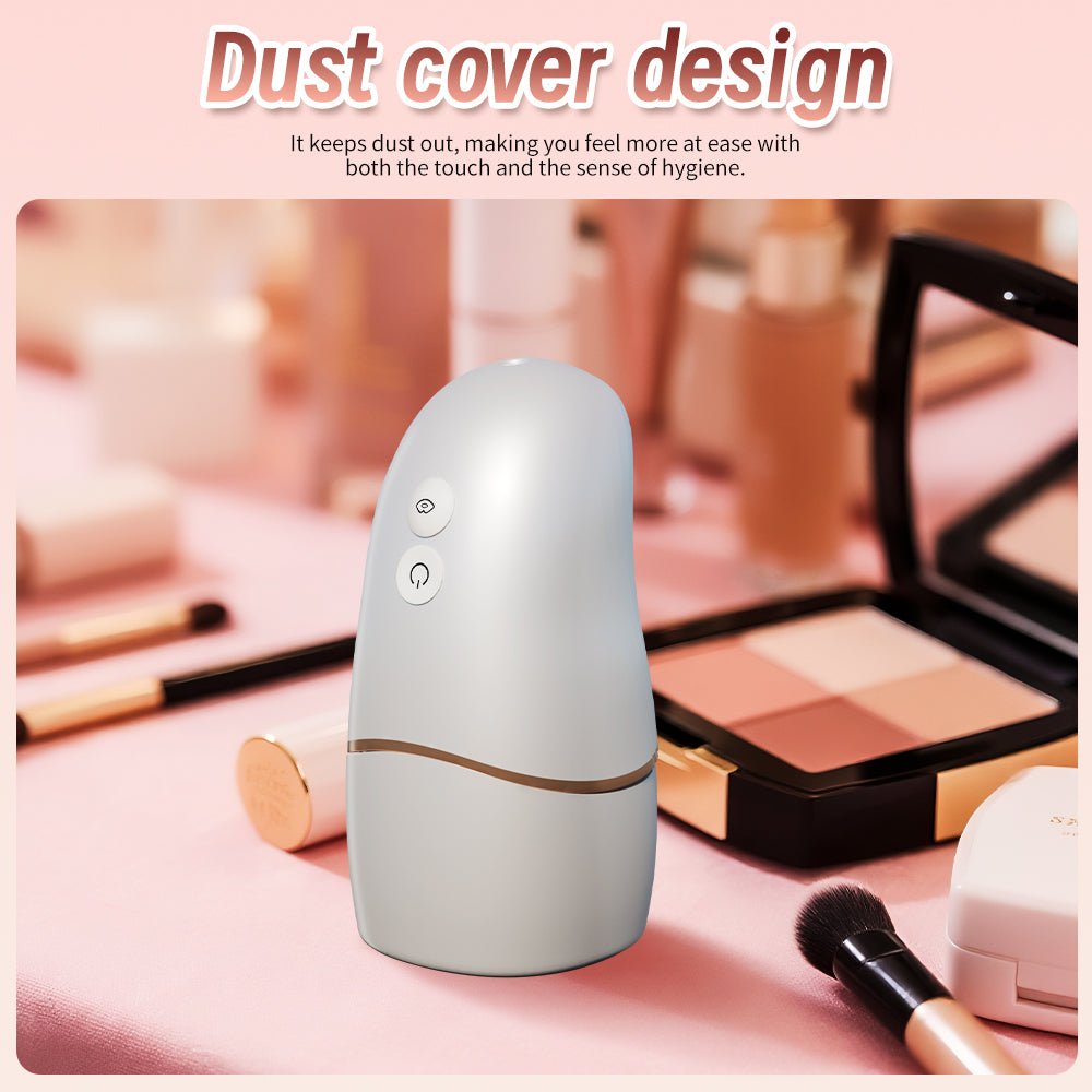 Tongue-designed clitoral suction female vibrator with dust cover design