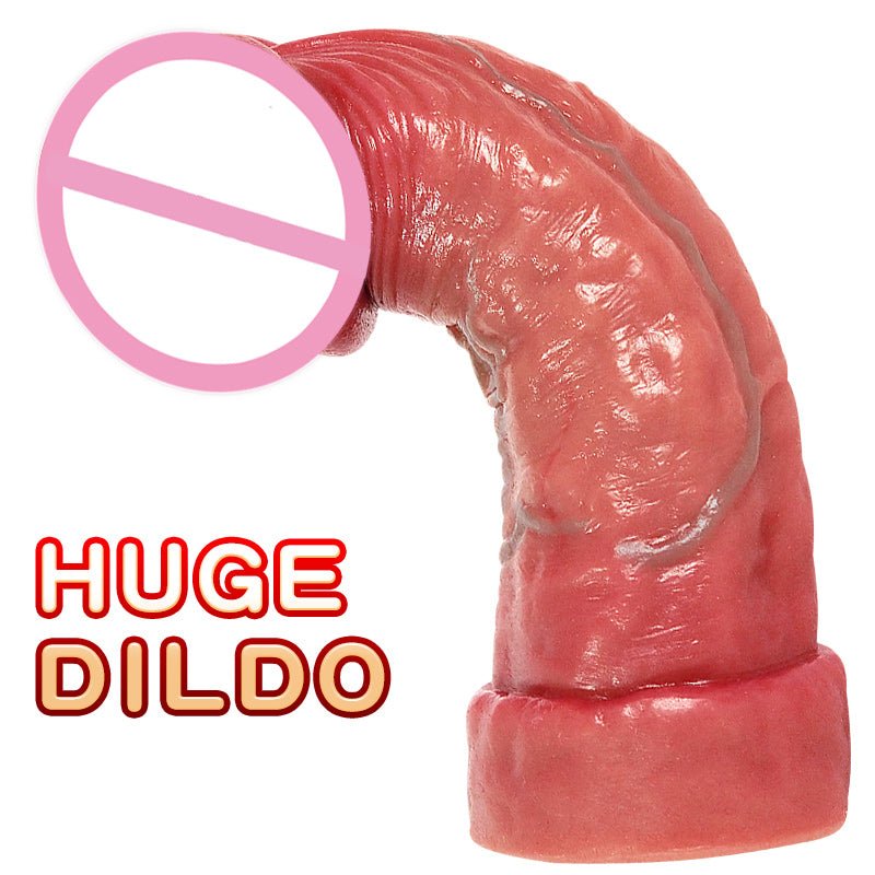 Ultra Realistic Silicone Dildo with Detailed Veined Texture and Secure Suction Base - Nightloom Sex Toy Shop